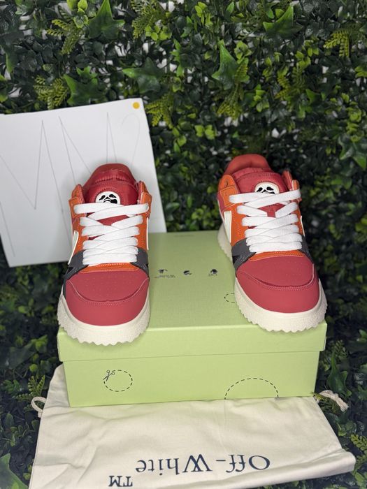 Adidasi/Sneakers Off-White SPONGE Red Black White | dustbag | MM2