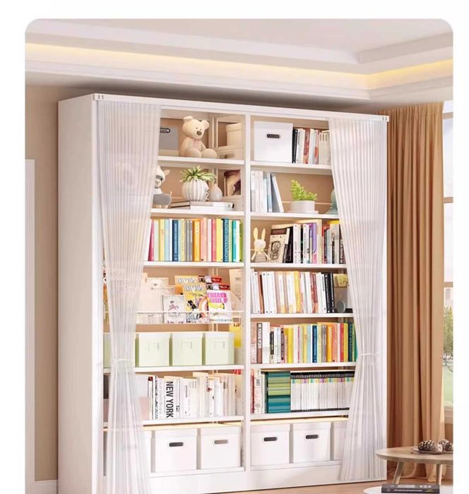 Болалар китоб жавони деворга ўрнатиладиган / китоб ва ўйинчоқлар