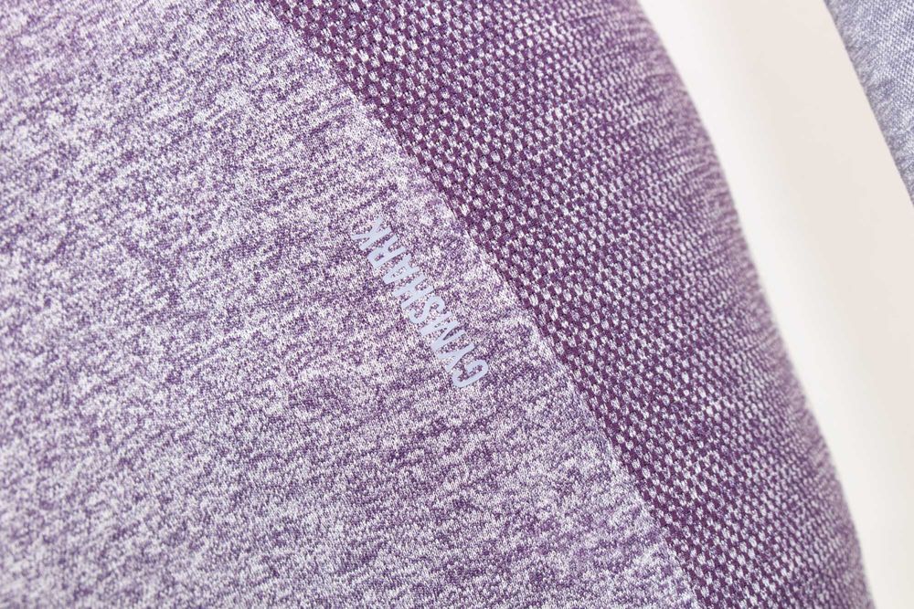 Gymshark дамски комплект кроп топ къс + клин висока талия за фитнес XS