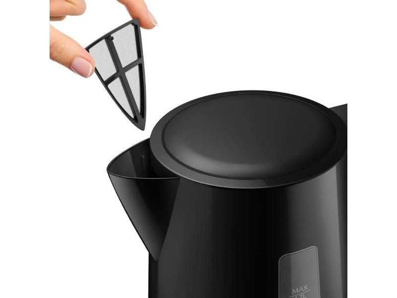 Електрическа Кана за Вода Philips HD9318/20, 1.7L, Черна