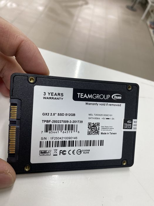 SSD 512гб TeamGroup (новая)