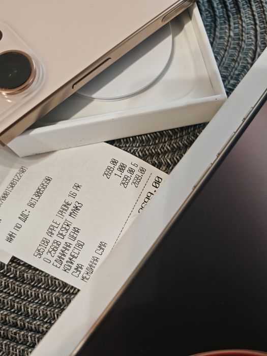 İphone 16 pro 256 GB  Desert като НОВ