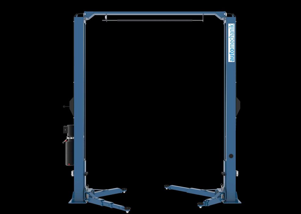 Двуколонен подемник 4т Горна Синхронизация Полуавтоматично Отключване