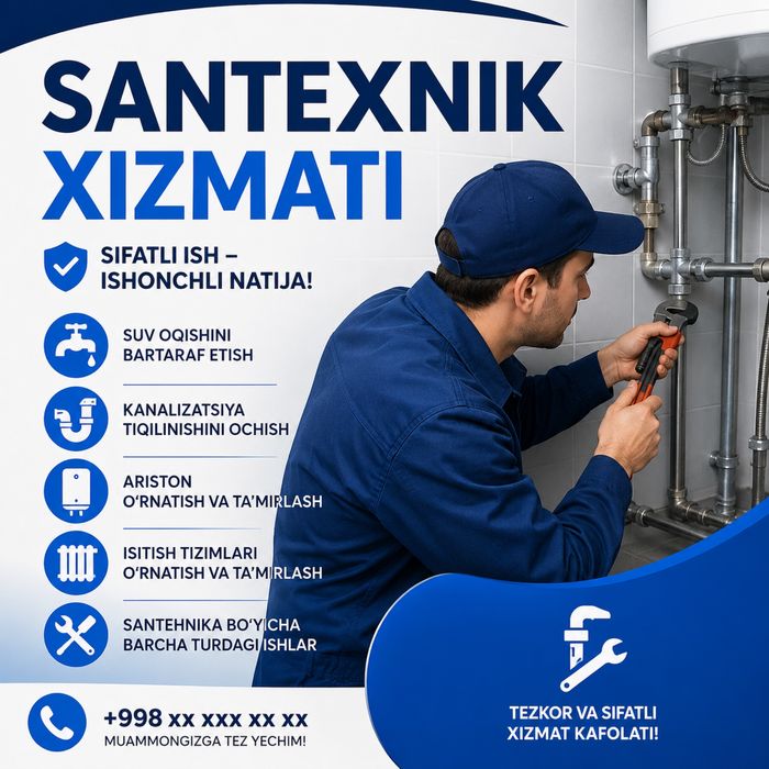 Santexnik xizmati 24/7