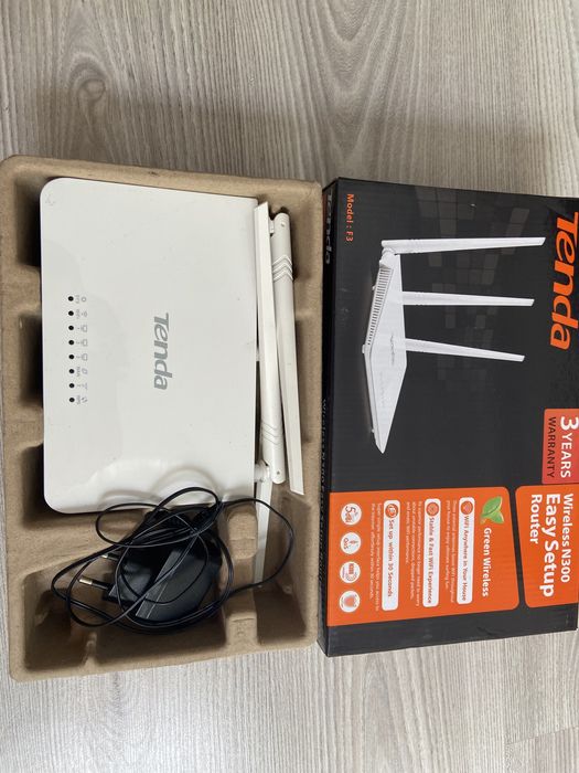 Router WI FI Modem Tenda N300 F3