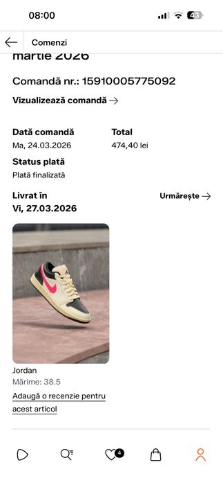 Se vinde Nike Jordan