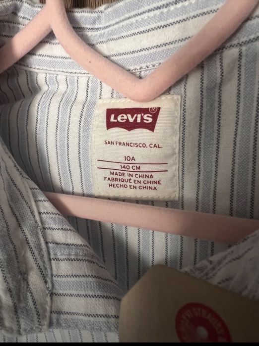 Нова детска риза Levis скъсен модел 140 см
