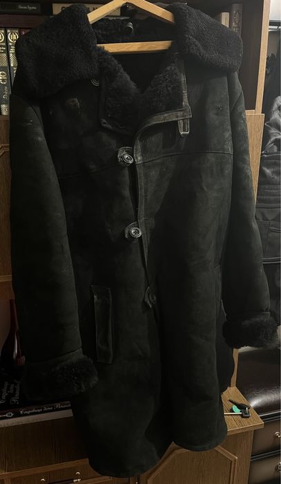 Полушубок из натуральной овчины, б/у