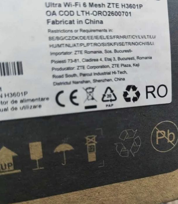 Router extender mesh zte wi-fi 6