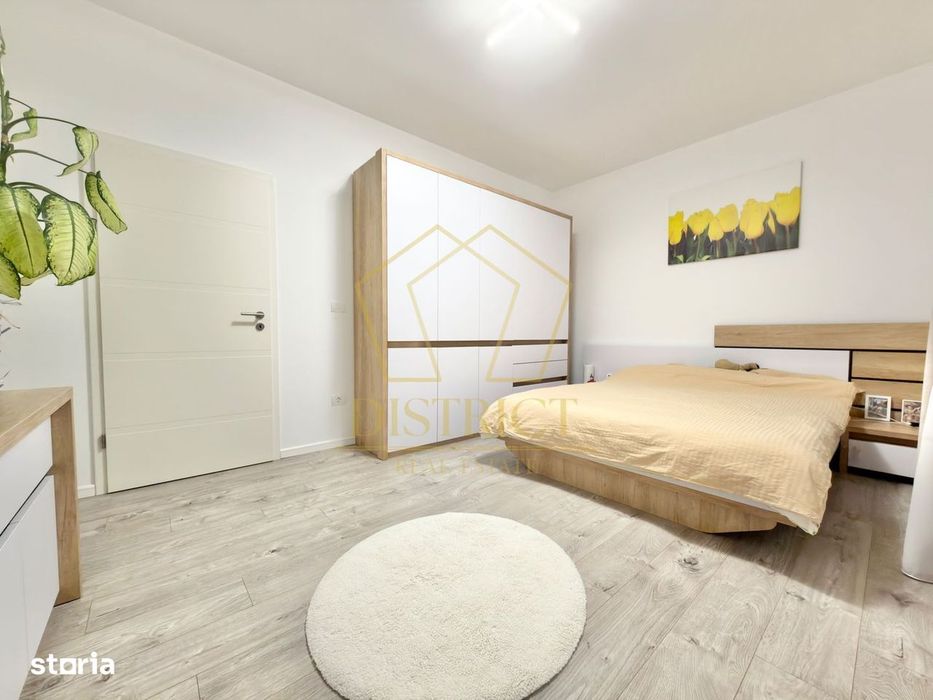 Apartament cu 3 camere mobilat si utlat, 70 mp utili, in Giroc la etaj