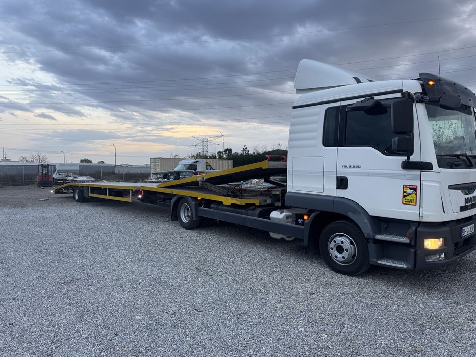 Man TGL transportor / trailer/ 4 pozitii