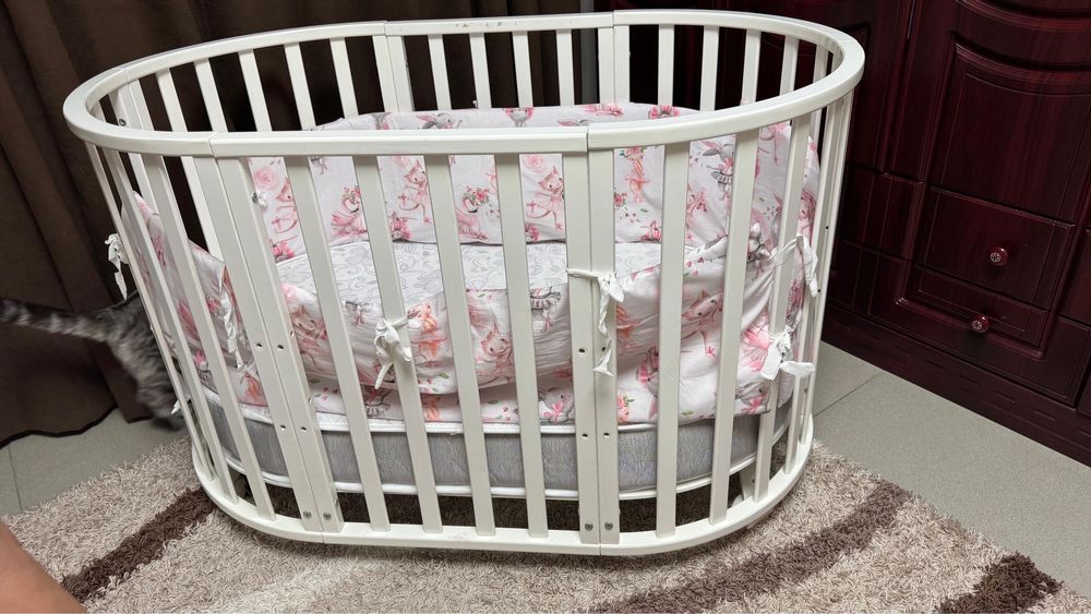 Кроватка манеж бу в хорошем состоянии