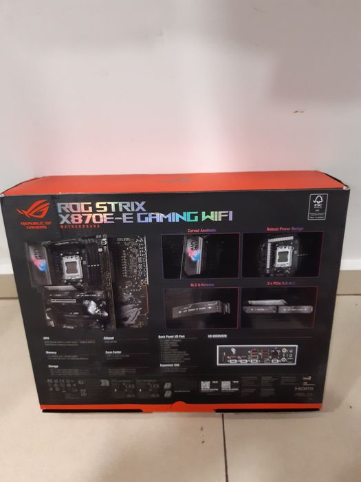Placa de baza Asus Rog Strix X870E-E Gaming Sigilata