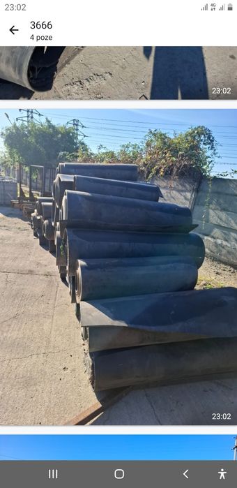 Bandă de cauciuc cu patru straturi de pânză