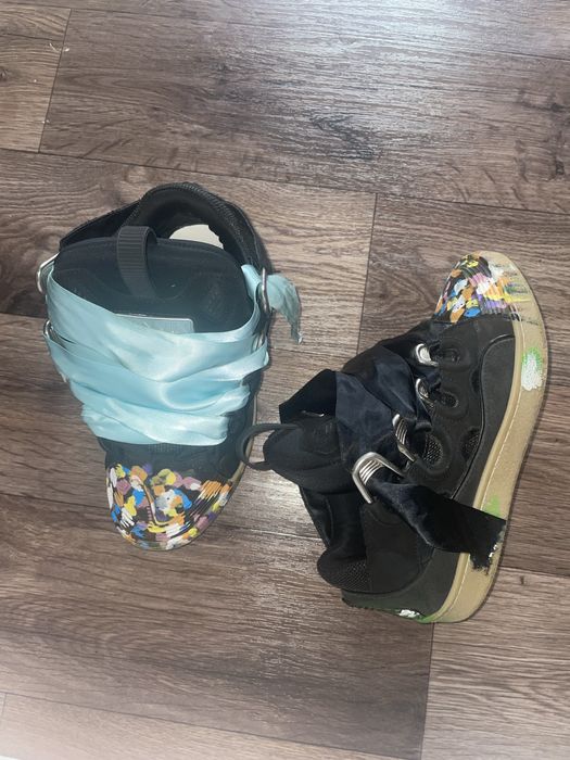 Lanvin DBB1 originali – cap toe “paint splatter” multicolor