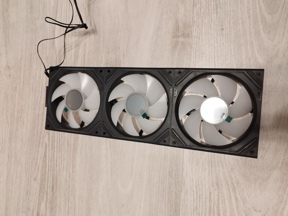 Set 3 ventilatoare Mirror PC Jungle Leopard Interstellar-V2 120mm Rgb, 1850 Rpm, negru