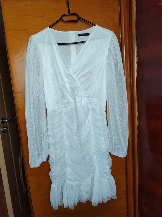 Rochie alba din dantela