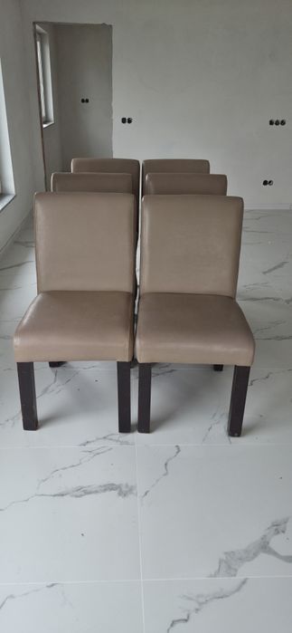 Scaune din piele crem 150 bucata