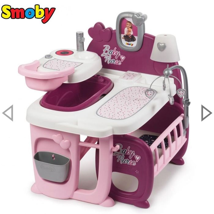 Smoby Baby Nurse - Голям игрален център за кукли - Обзавеждане за бебе