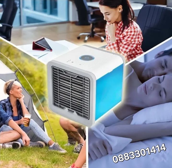 Мини климатик Air Cooler Въздушен охладител 12V USB