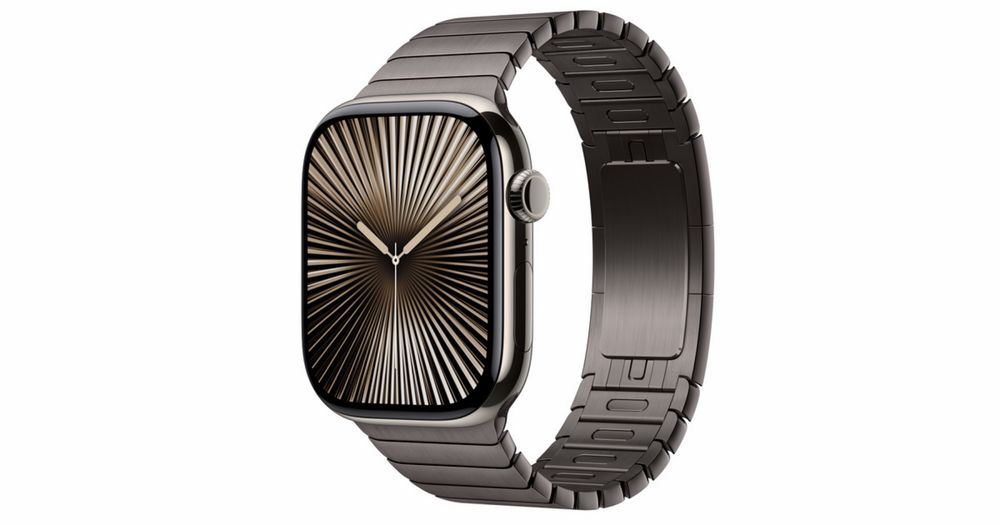 Apple watch 10 Sapphire Titanium Celular LTE 42mm k NOU