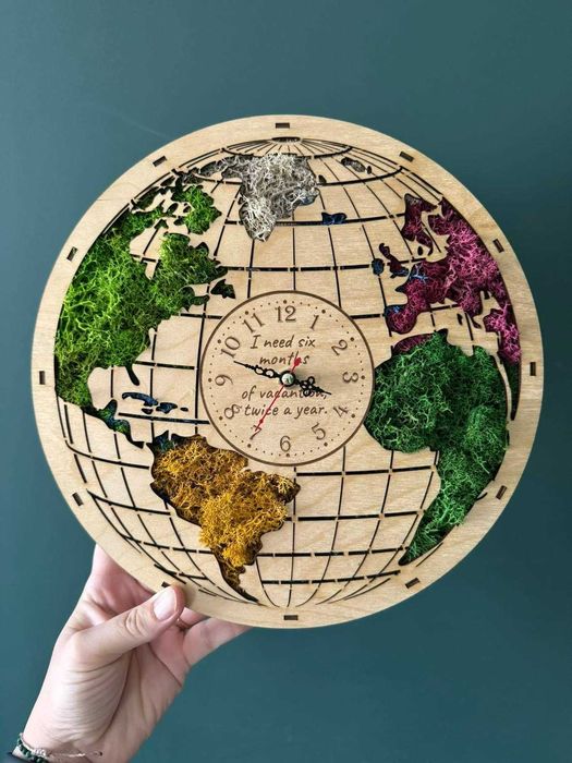 Часовник със скандинавски мъх