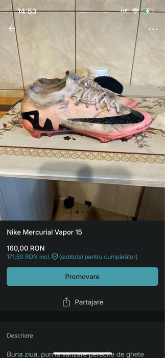 Nike mercurial vapor 15