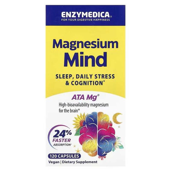 Enzymedica Magnesium Mind магний магния magniy
