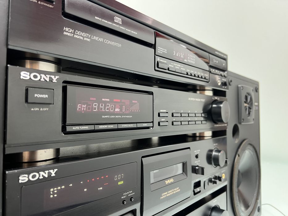 Linie Sony Deck TC-K415 3 HEAD, Amplificator TA-F220, CD-Player CDP-297, Tuner, ST-S110, Boxe Sony E31