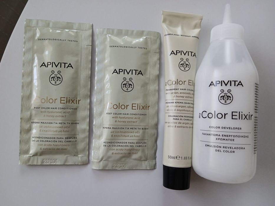 Vopsea de par fără amoniac Apivita 3.0