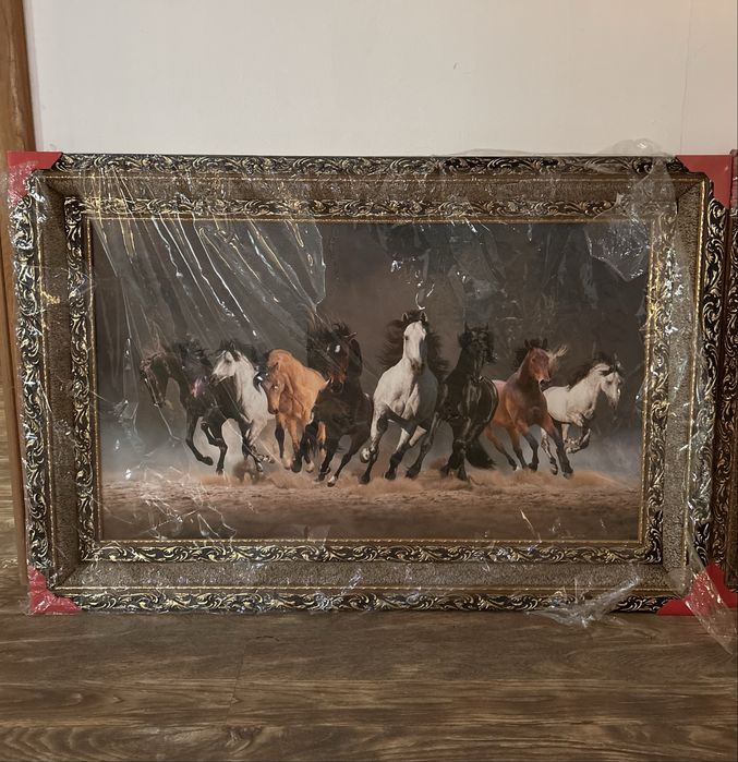 Большая картина Бегущие Лошади