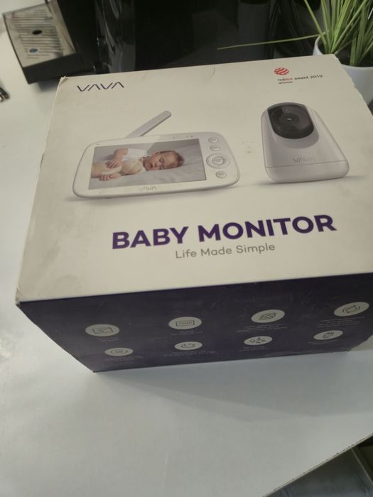 Висококачествен Бебефон с Full HD 360градосова камера и голям дисплей