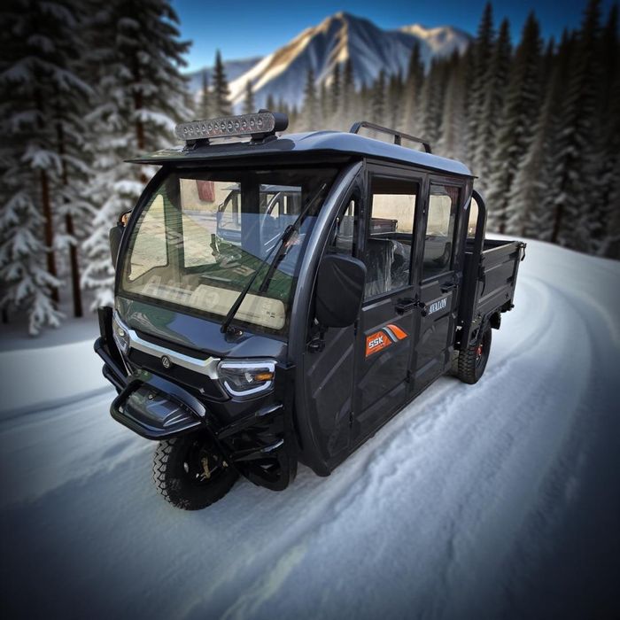 Elektro 1 tonnalik dubl kabina motorol muravey matarol motoroller