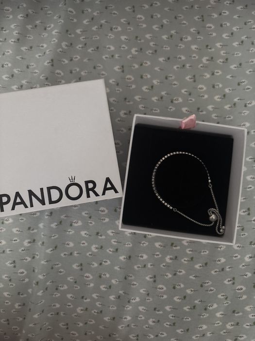 Теннисный браслетик пандора