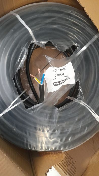 Cablu lițat 3x6mm²  sau 3x4mm²  MYYM