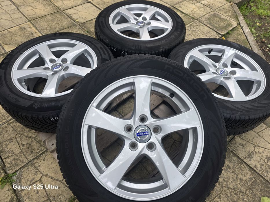 Лети джанти 16ки 5х108 Volvo + зимни гуми 205/60/16