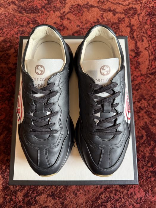 Sneakers Gucci Rhyton Logo „SEGA” Print (Black)