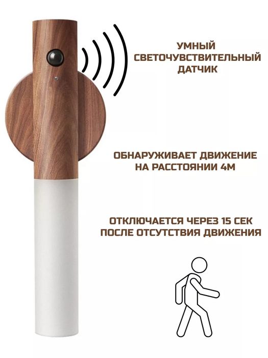 Светильник с датчиком движения беспроводной