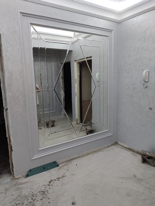 Ромбик зеркало декоративные элементы зеркало Душавой кабина