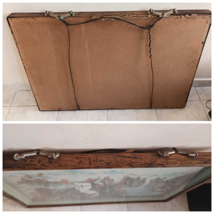 Tablou scoici naturale original Mother of pearl - arta asiatica