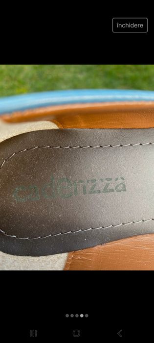 Balerini noi piele naturala