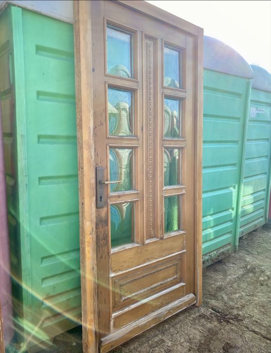 Usa intrare casa lemn termopan H 216 x L 105 Germania