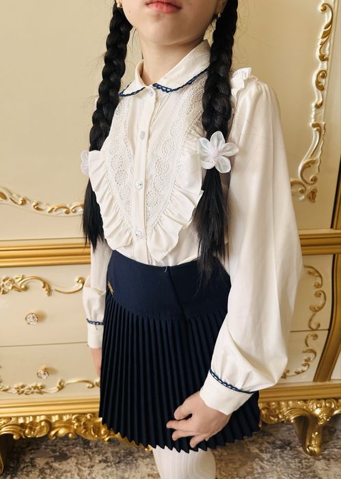 Qizlar uchun oq kofta, школьная рубашка, qizlar uchun ,maktab formasi