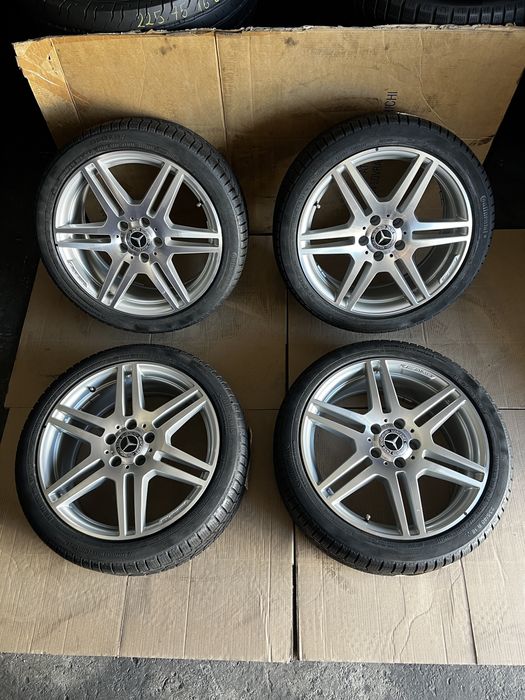 Jante NOI Mercedes C , E classe AMG A2074011302 18 inch’ + anvel iarna NOI 235/40/18 , Continental  !
