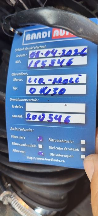 Ford Focus cu  191.000 km ,EURO 6  cu motor 1.5 diesel 120 cp înmatriculată
