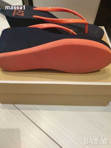 Armani, оригинални ДАМСКИ чехли на платформа