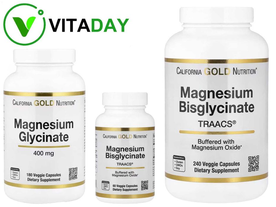 California Gold Magnesium Glycinate Bisglycinate магния magniy магний