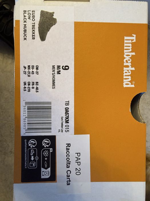 Timberland набук естествен