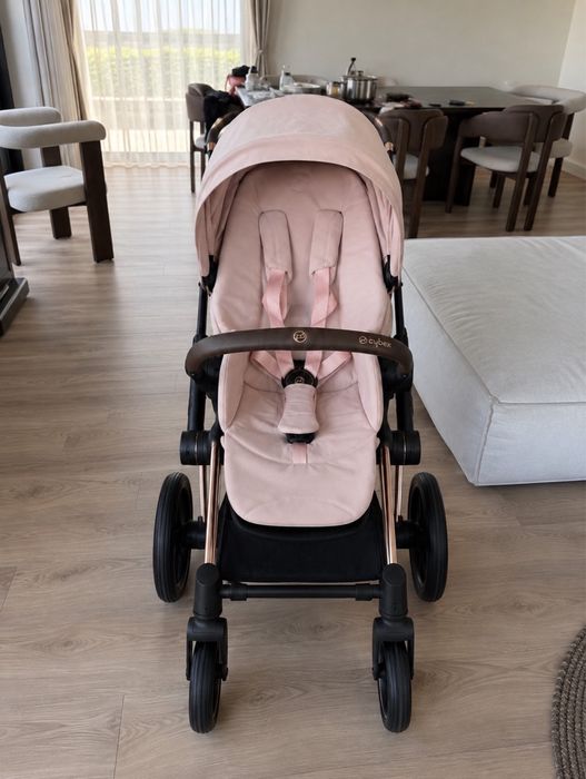 CYBEX Priam 4 Platinum Rose Gold 2в1 + кош + аксесоари