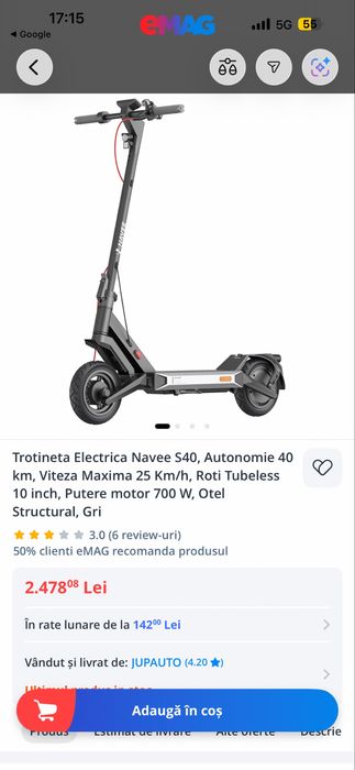 trotineta navee vând sau schimb
